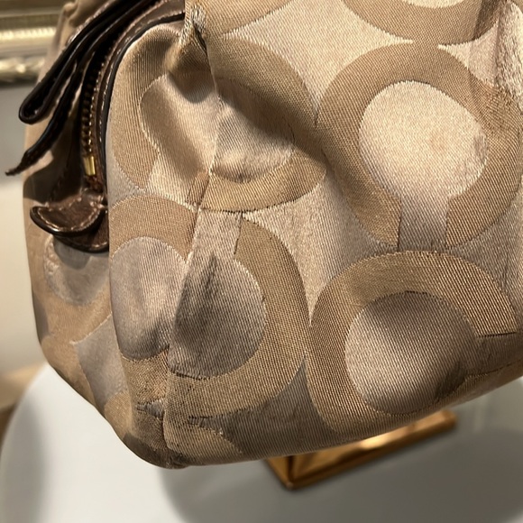 Coach Rehab Monogram Brown and Tan Women's Bag - Picture 7 of 15